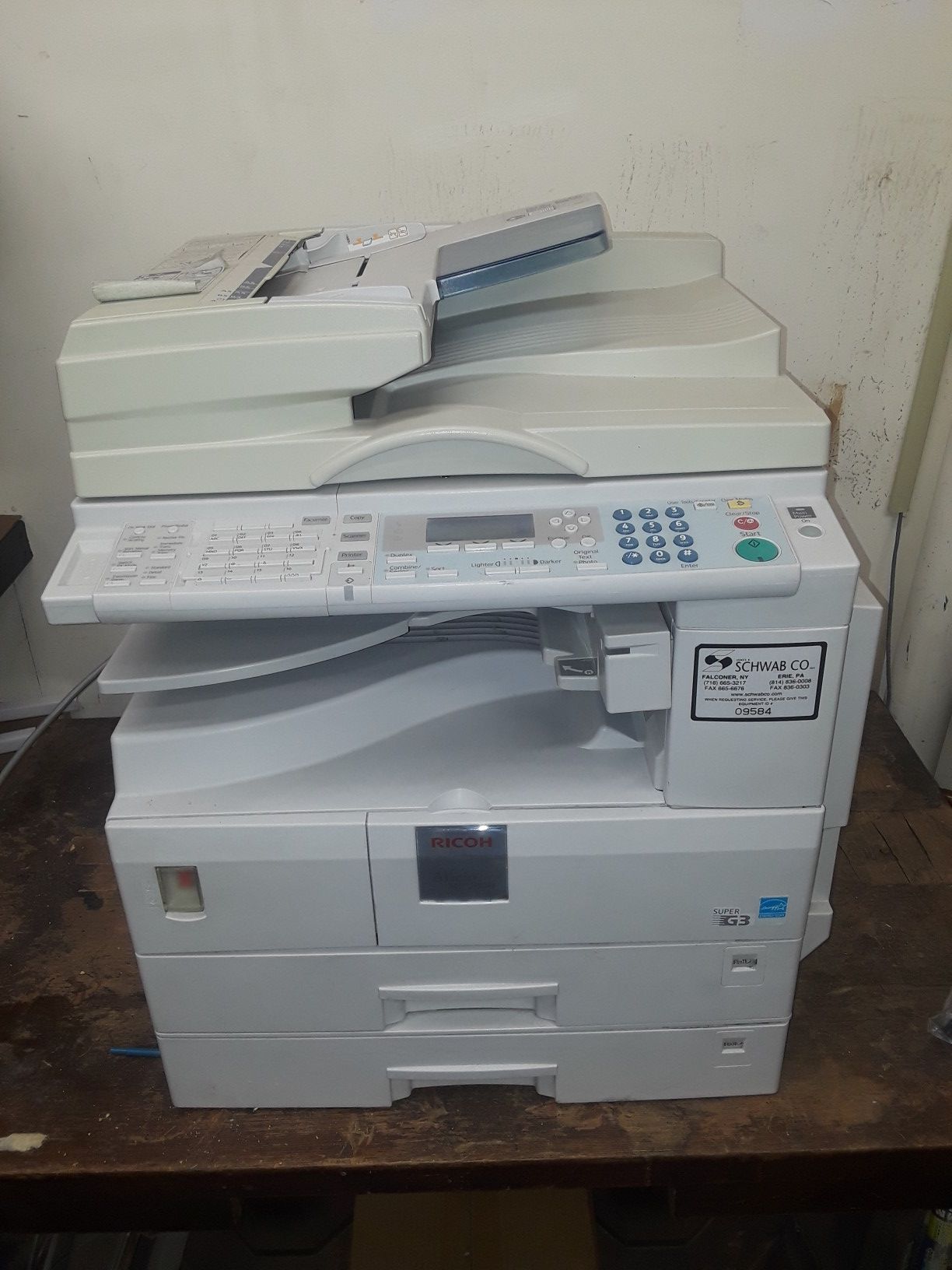 Ricoh Aficio MP2000 Copier/Printer