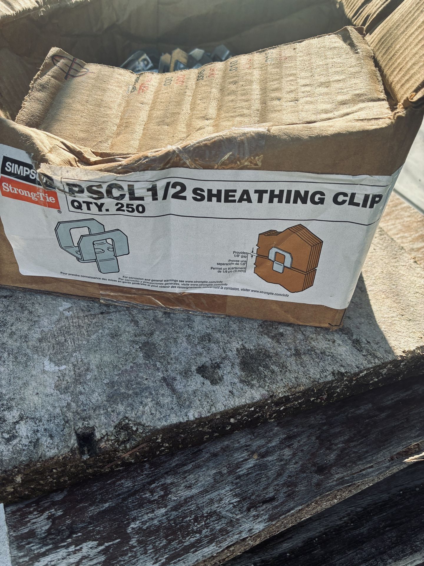 Sheeting Clips, Misc Nail Gun Nails