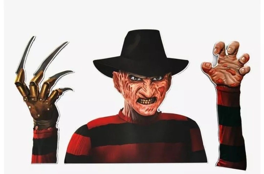 A Nightmare On Elm Street Freddy Krueger Halloween Standee Wall Yard Decoration