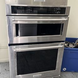 KITCHEN AID 30”WIDE MICROWAVE OVEN COMBO