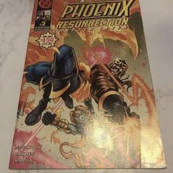 🔥💎VERY RARE🔥PHOENIX RESURRECTION #2   ~FLIP BOOK!!  2 Comics!! MALIBU🔥B&B💎
