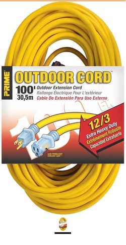 Vendo tres extensiones, $50 cada una de 100 pies de largo