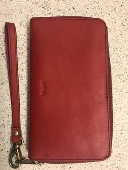 Fossil Wristlet - RED