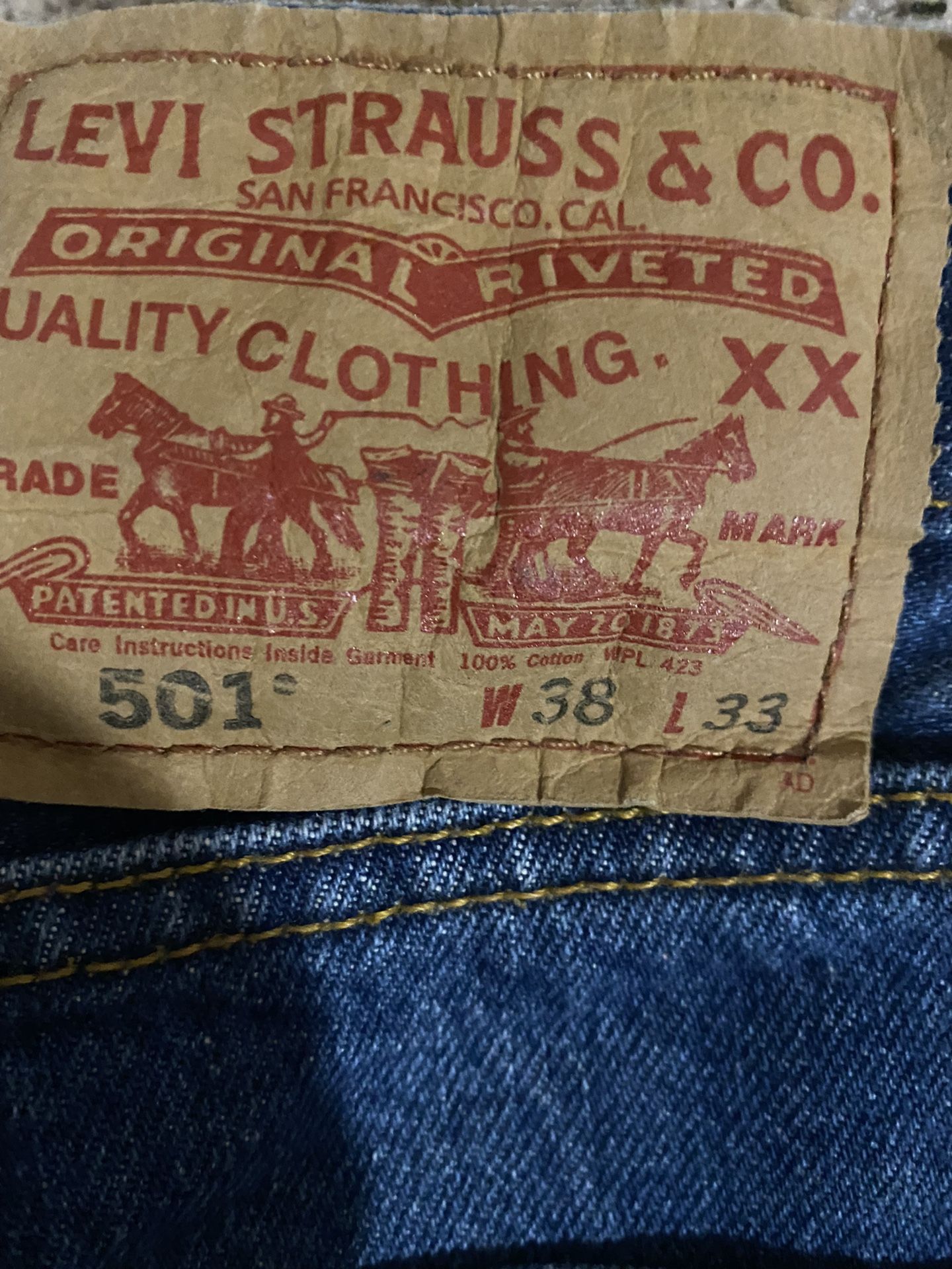 Levi’s 501’s