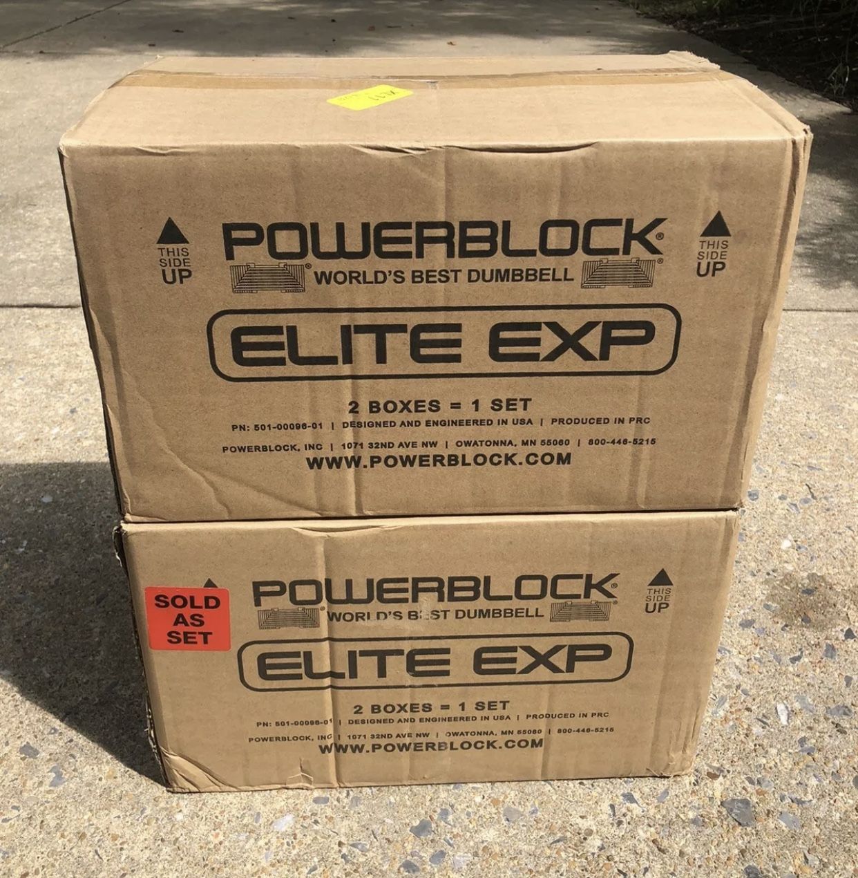 New PowerBlock Dumbbells - PowerBlock Elite EXP Adjustable Dumbbells (Set of 2)