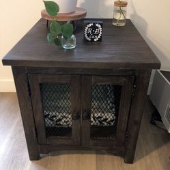 Industrial/Farmhouse Style End Table 