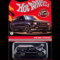 2024 HOT WHEELS RLC 1992 GMC TYPHOON BLACK WITH OPENING HOOD ⭐️NEW-IN-PKG⭐️