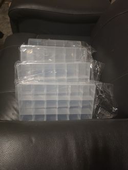 Plastic containers/ tackle box