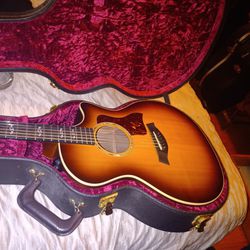Tayler  Electric Acoustic Guitar And Case Model Custom 414CE Grand Auditor 