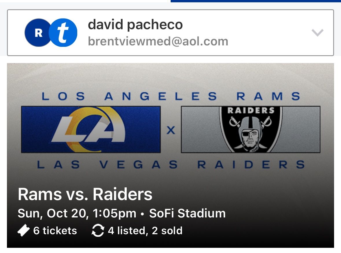 Raiders Vs Rams