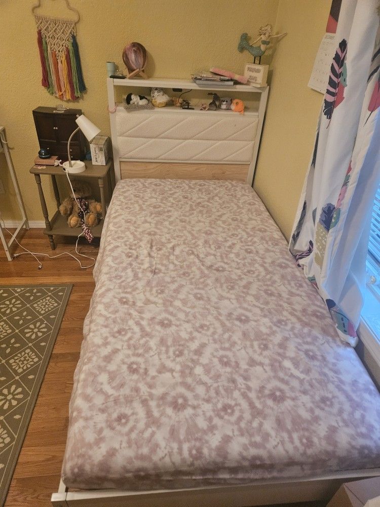 Twin Bed Frame W/ Matress