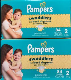 Pampers Swaddlers Diapers Size 2 - 84 ct