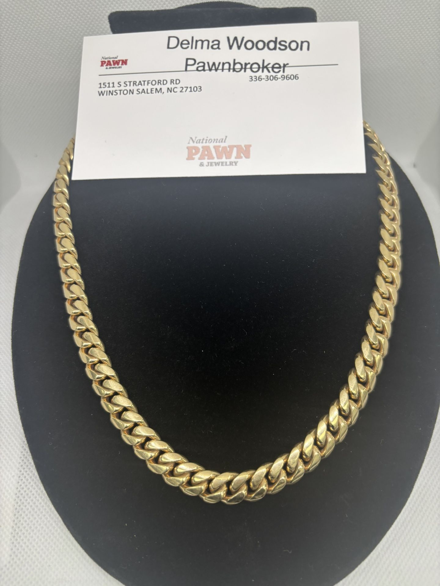 10KT Gold Cuban Link Chain