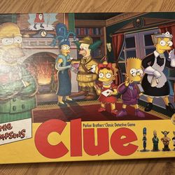 The Simpsons Clue Board Game  $30