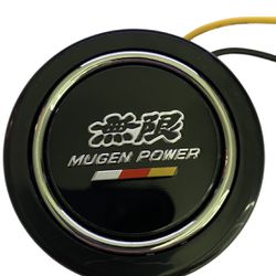New Horn Button With Mugen Logo For Aftermarket Steering Wheels
