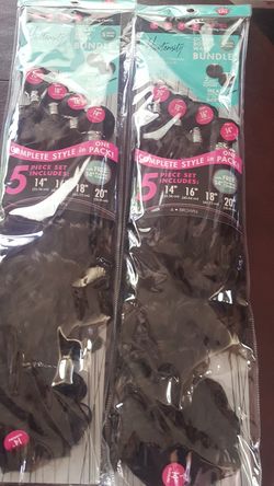 Cabello humano human hair two paquet por $130
