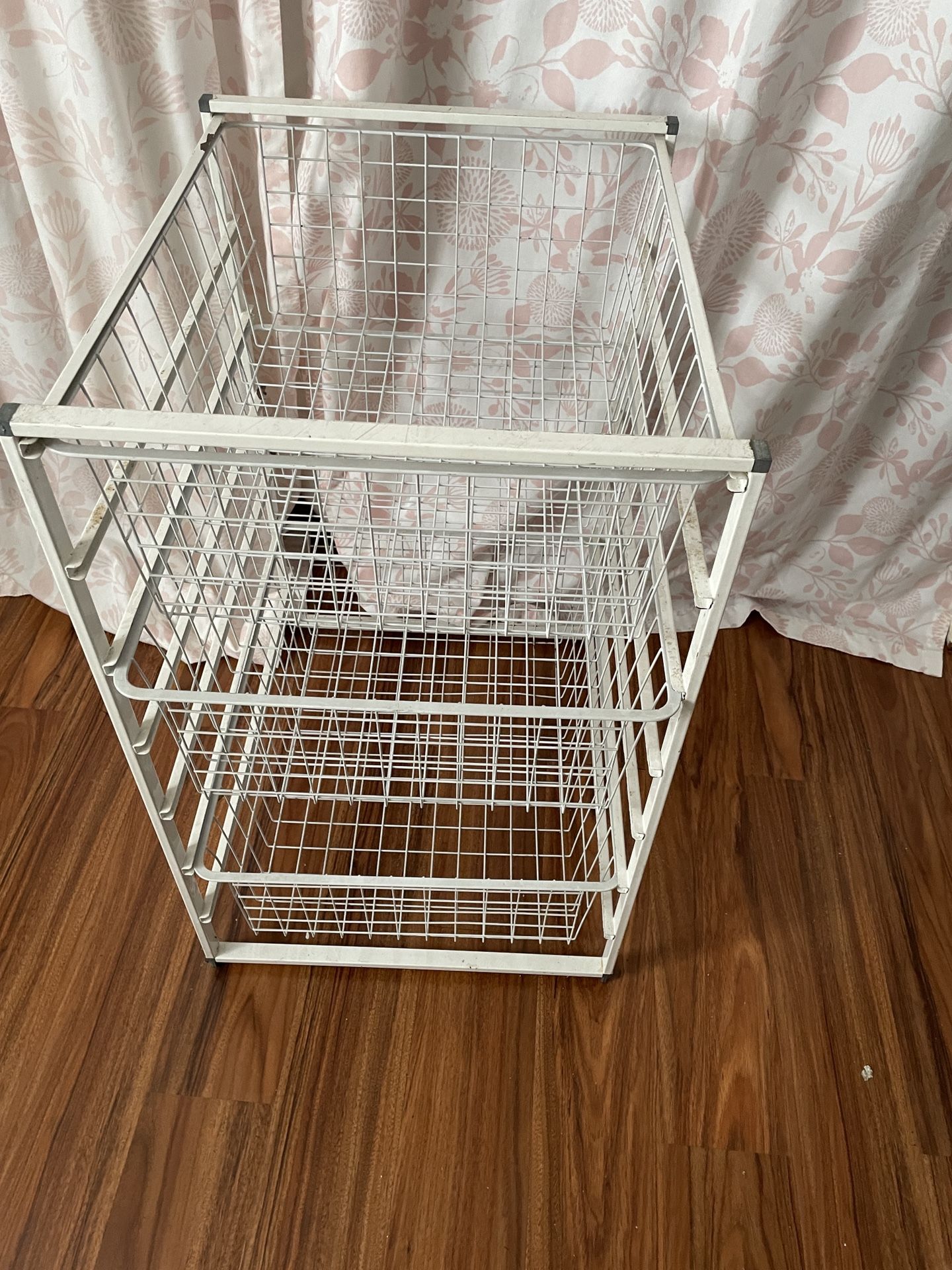 Wire Mesh Metal Drawer Organizer Unit