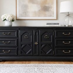 Vintage Stanley Black Buffet