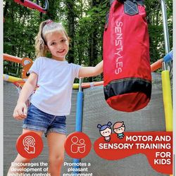 Trampoline for Kids with Safety Enclosure Indoor and Outdoor Toddler Trampoline for Kids Anti Rollover Round Base Double Safety Handles 440 lbs Capaci