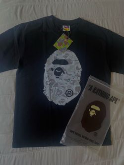 Bape Grey Ape Head tee