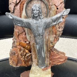 Vintage Religious Figure Of Jesus