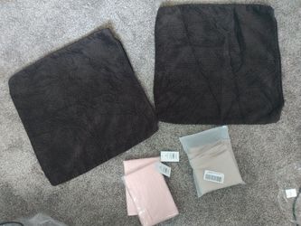 5 New Decorative Pillow Covers / Shams 