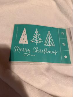 Christmas Chalk Couture Size A reusable transfer