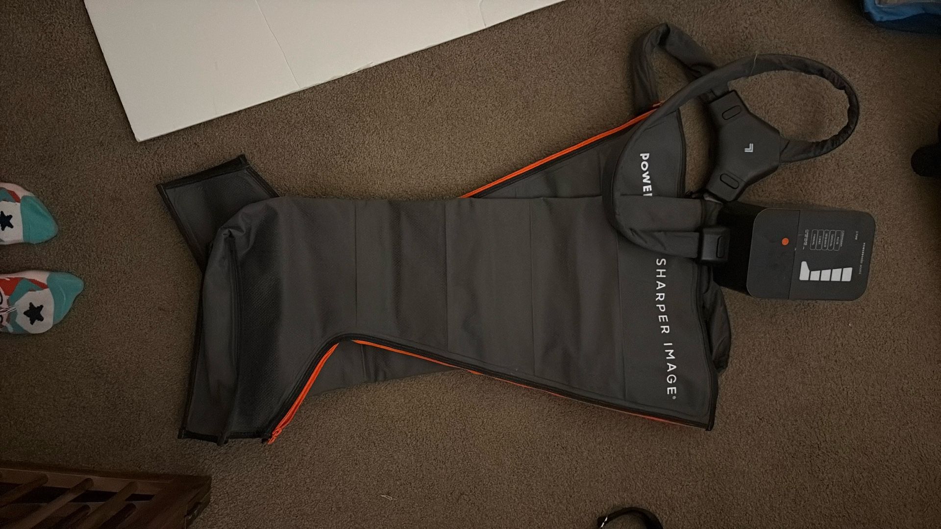 Sharper Image Powerboost Compression Boots + Foot Massager –