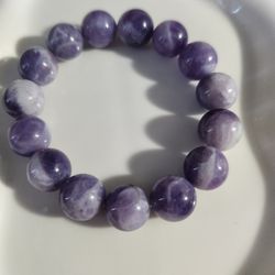 New Lepidolite Beaded Bracelet