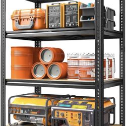 4 Tier Garage Shelves Adjustable Metal Shelf for Kitchen Basement Pantry Warehouse 35.45" W x 17.72" D x 60.05" H