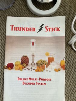 Thunder Stick Deluxe Multi-Purpose Blender System – Great Condition