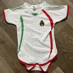 México Soccer Football Baby Onesie