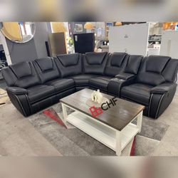 Living room recliner sectional sofa 