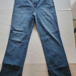 BandolinoBlu Bootcut Jeans Sz 16 Stella Embellished Back Flap Pockets Women's
