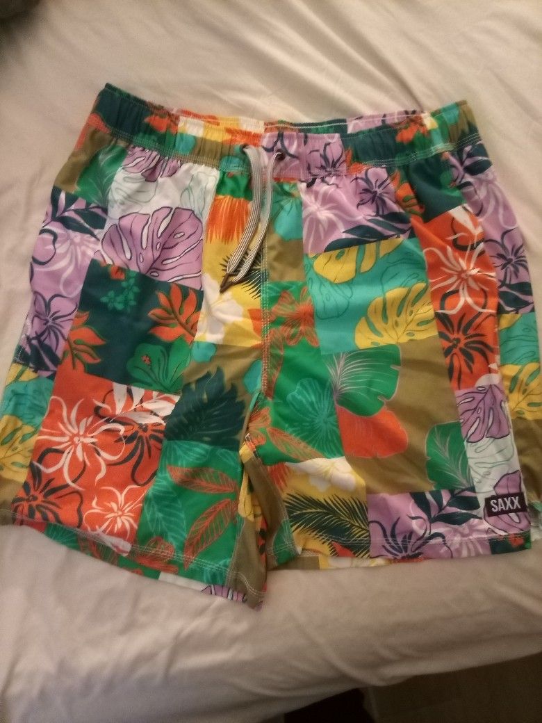 Barely Used SAXX Oh Buoy 2N1 Swim/Active Shorts (Men's Large)