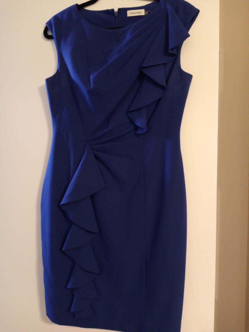 Royal Blue Dress (Size 10)