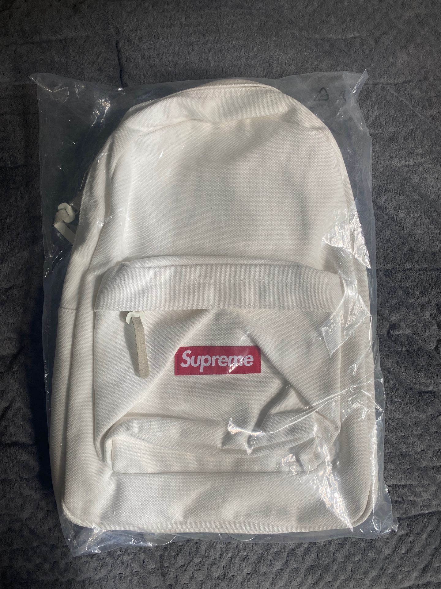 Supreme backpack white