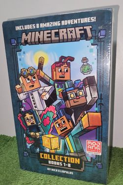 Minecraft Collection Books 1-8 box set offers an immersive reading experience for young fans of the world-building video game. This factory-sealed sli