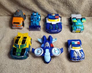 Lot of Preschool transformers cars
