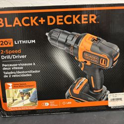 Black & Decker 20V Lithium 2 Speed Drill/Driver BDCDD220C 