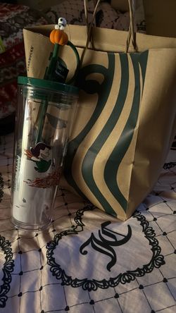 Starbucks Peanuts Halloween Cold Cup Tumbler