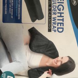 Fine life weighted shoulder wrap restful and calming great holiday gift