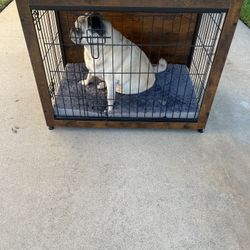 Wooden Dog Crate
