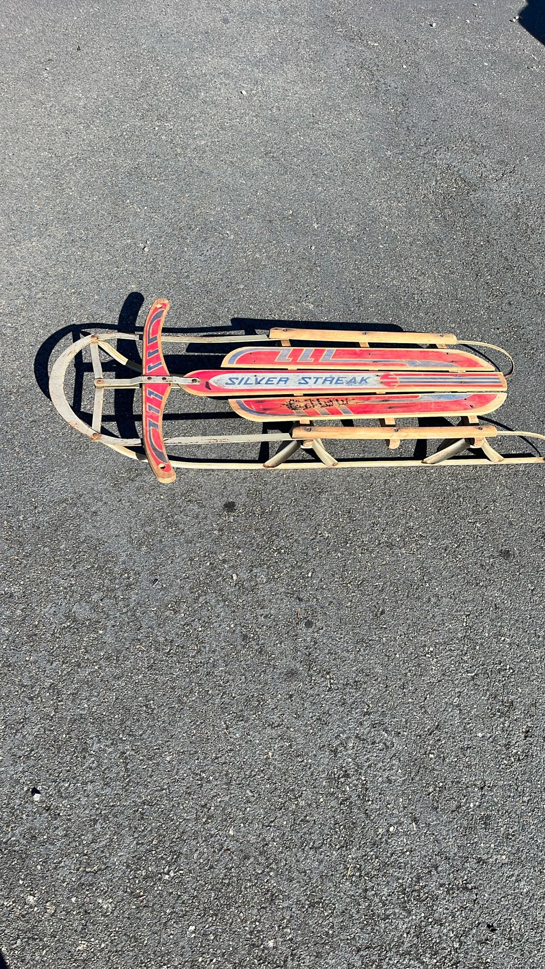 1950s Silver Streak Sled