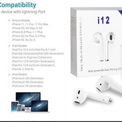 More. Generic Lightning Cables & i12 TWS Bluetooth 5.0 Earphones, 200+ Units, New Condition