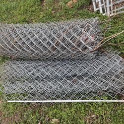 Chain link fence with 3 gates