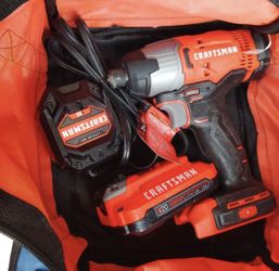 Craftsman V20 1/4 in. Cordless Brushed Impact Driver Kit