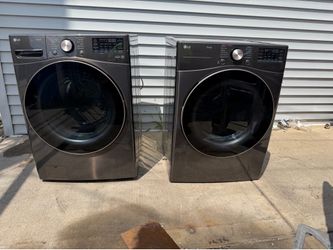 LG washer and dryer