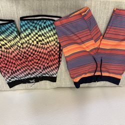 Set Of 2 boys Swim Shorts Swimwear Size M 7-8 - Simi valley 