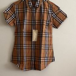 Burberry Check George Shirt